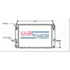 1812401 KUHLER SCHNEIDER Радиатор, охлаждение двигател