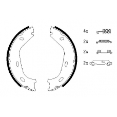 0 986 487 542 BOSCH Комплект тормозных колодок, стояночная тормозная с