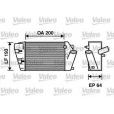 817870 VALEO Интеркулер