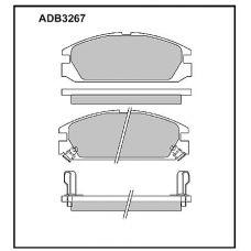 ADB3267 Allied Nippon Тормозные колодки