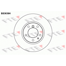 BS3639H FTE Тормозной диск