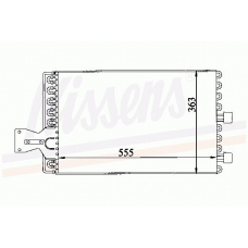 94100 NISSENS Конденсатор, кондиционер