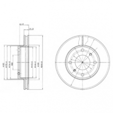 BG2395 DELPHI Тормозной диск