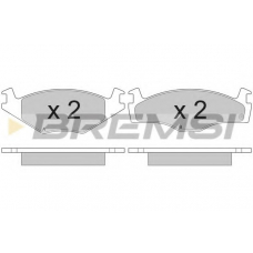 BP2261 BREMSI Комплект тормозных колодок, дисковый тормоз