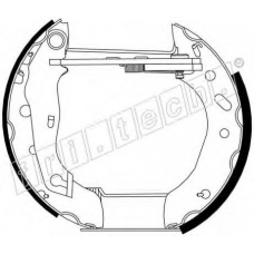 16266 fri.tech. Комплект тормозных колодок