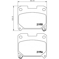 8DB 355 017-231 HELLA PAGID Комплект тормозных колодок, дисковый тормоз