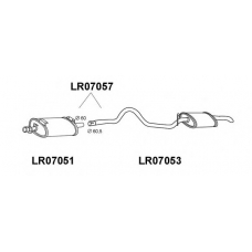 LR07057 VENEPORTE Глушитель выхлопных газов конечный