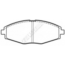 FBP3275 FIRST LINE Комплект тормозных колодок, дисковый тормоз