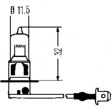 8GH 002 090-131 HELLA Лампа накаливания, основная фара; лампа накаливани