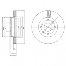 BG2371 DELPHI Тормозной диск