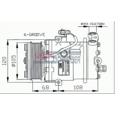 8411581 KUHLER SCHNEIDER Компрессор, кондиционер