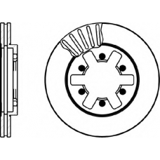 8DD 355 102-331 HELLA Тормозной диск