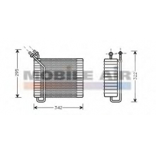 5900V025 VAN WEZEL Испаритель, кондиционер