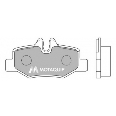 LVXL1270 MOTAQUIP Комплект тормозных колодок, дисковый тормоз