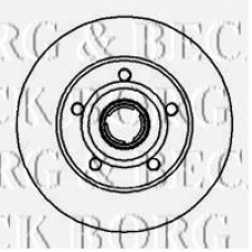 BBD5937S BORG & BECK Тормозной диск