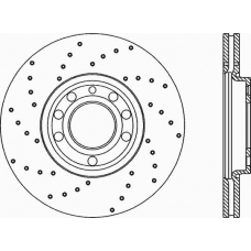 BDRS1991.25 OPEN PARTS Тормозной диск