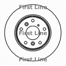 FBD082 FIRST LINE Тормозной диск