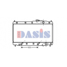 100033N AKS DASIS Радиатор, охлаждение двигателя