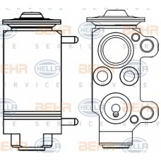 8UW 351 234-131 HELLA Расширительный клапан, кондиционер