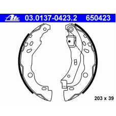 03.0137-0423.2 ATE Комплект тормозных колодок