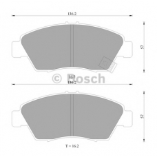 0 986 505 948 BOSCH Комплект тормозных колодок, дисковый тормоз