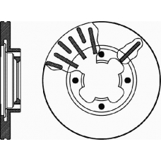 MDC807 MINTEX Тормозной диск