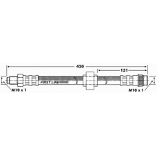 FBH6688 FIRST LINE Тормозной шланг