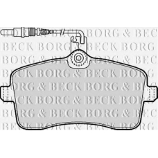 BBP1897 BORG & BECK Комплект тормозных колодок, дисковый тормоз