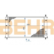 2109742 BEHR Radiator