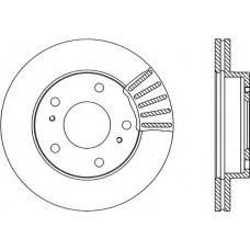 BDR1801.20 OPEN PARTS Тормозной диск