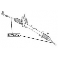 0522-DY ASVA Осевой шарнир, рулевая тяга