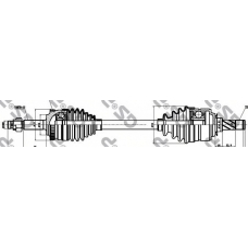 244027 GSP Приводной вал