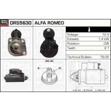 DRS5630 DELCO REMY Стартер