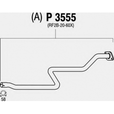 P3555 FENNO Труба выхлопного газа