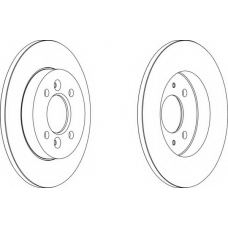 DDF362-1 FERODO Тормозной диск