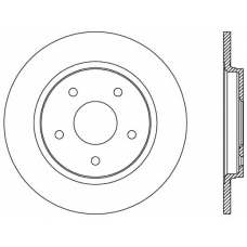 BDA2533.10 OPEN PARTS Тормозной диск