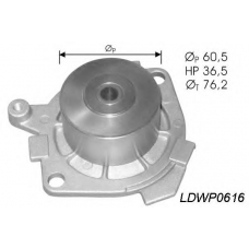 LDWP0616 TRW Водяной насос