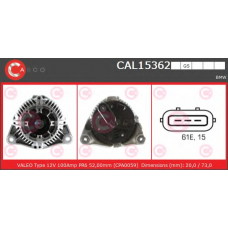 CAL15362GS CASCO Генератор