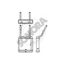 210250 SOMORA Теплообменник, отопление салона