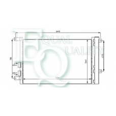 CO0284 EQUAL QUALITY Конденсатор, кондиционер