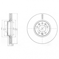 BG4083 DELPHI Тормозной диск