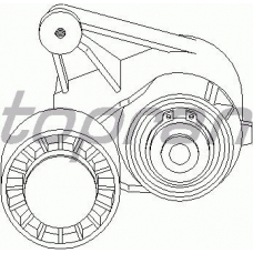 400 140 TOPRAN Натяжитель ремня, клиновой зубча