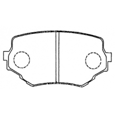 PN-9382 JNBK Колодки тормозные