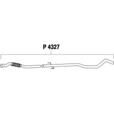 P4327 FENNO Труба выхлопного газа