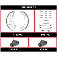 SPK 3182.05 REMSA Комплект тормозов, барабанный тормозной механизм