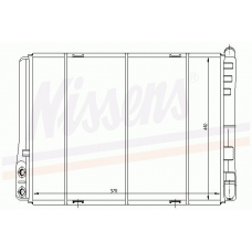 65230 NISSENS Радиатор, охлаждение двигателя