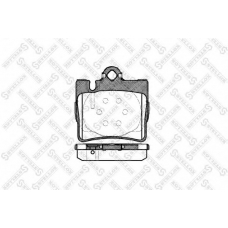 781 000B-SX STELLOX Комплект тормозных колодок, дисковый тормоз