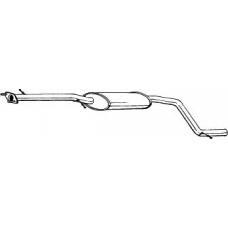 285-193 BOSAL Средний глушитель выхлопных газов