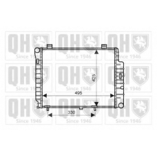 QER2249 QUINTON HAZELL Радиатор, охлаждение двигателя