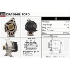 DRA3648 DELCO REMY Генератор